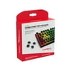 HyperX Double Shot PBT Keycaps - 104 Mechanical Keycap Set - Black & White Pudding - Durable - HyperX Mechanical Keyboard Compatible - OEM Profile