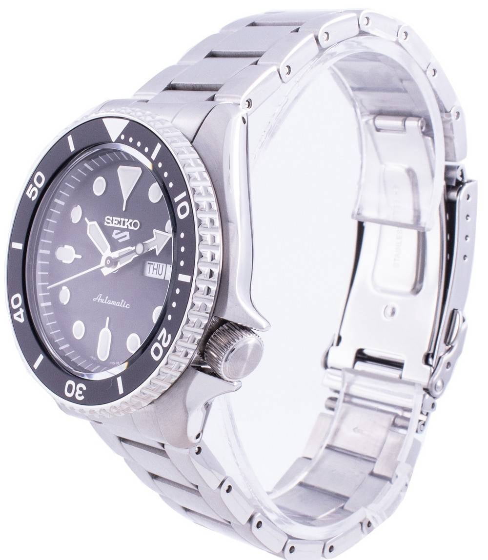 Seiko Men's 5 Sports Automatic Watch, Silver-Tone Stainless Steel