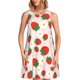 thumbnail image 1 of Disketp Strawberry Floral para Vestido sin Mangas para Mujeres, Vestidos de Verano para Mujeres, Casual y Holgado para la Playa, 1 of 7