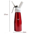 thumbnail image 5 of 2024 500ml Cream Dispenser, Aluminum, With 3 Nozzles, For Whipped Cream, 5 of 5