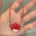 thumbnail image 3 of Porte-clés Maison de Poupée Dessin Animé Simulation Mignonne Maison de Poupée Mini Modèle Accessoires Décoration Miniature Porte-Clés Pendentif, 3 of 4