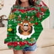thumbnail image 1 of Blusas y camisas de manga larga con cuello redondo para niños Estampados navideños de manga larga Casual Suelto Forro polar para mayor calidez Sudadera con capucha de manga larga con cuello redondo pa, 1 of 4