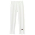 thumbnail image 2 of fnnxnal Girls Long Pants, Girls Cotton for Girls Kids, White Size 9 T, Slim Fit Printed Outdoor Casual, Leggings Size Elastic Waist, for Girls Kids, 2 of 3