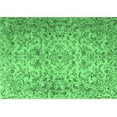 thumbnail image 1 of Ahgly Company Indoor Rectangle Persian Emerald Green Traditional Area Rugs, 6' x 9', 1 of 4
