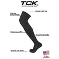thumbnail image 2 of Twin City Defender Heel & Toe Over The Knee Sock Black Medium, 2 of 2