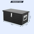 thumbnail image 3 of GloryStar Aluminum Truck Tool Box for Pickup Truck Bed RV Toolbox Truck Bed Toolboxes Heavy Duty Waterproof Truck Storage Organizer Chest with Handle and Lock, 3 of 6