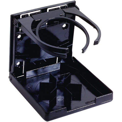 Attwood Fold-Up Drink Holder Holds 12oz cups and cans Black