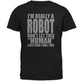 thumbnail image 1 of Halloween Human Robot Costume Mens T Shirt, 1 of 1