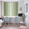 thumbnail image 5 of Sage Green Ombre Kitchen Curtains 63 Inch Length, Modern Gradient Abstract Art Grommet Top Bedroom Living Room Curtains, Light Filtering Cafe Curtain Drapes 2 Panels Set 104''x63'', 5 of 9
