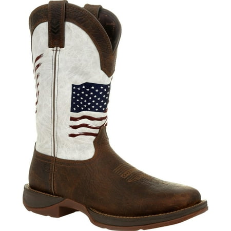 

Durango Distressed Flag Embroidery Western Boot Size 9.5(M)