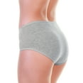 thumbnail image 3 of Angelina Women's Cotton Mid-Rise Briefs with Front Stitching and Hip Detail (12-Pack), 3 of 6