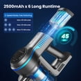 thumbnail image 4 of Wnkim Cordless Stick Vacuum Cleaner, 25Kpa, HEPA Wet/Dry Vacuum Cleaner for Hardwood Pet Hair Carpet, 4 of 13