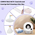 thumbnail image 6 of Cat Litter Box Liners, 40 Count Heavy Duty & Leak Proof -Unscented, Fits Most Standard Litter Boxes (13-15 Gallons), Easy Tie Handles, Extra Thick for Odor Control (2 Pack), 6 of 7