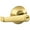 Bright Brass, variant on Schlage F80-Ela Elan Single Cylinder Keyed Entry Storeroom Door Lever Set - Brass