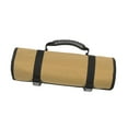 thumbnail image 4 of Bolsa enrollable para herramientas, organizador, regalo, resistente, portátil, estuche de almacenamiento para herramientas Marrón, 4 of 9