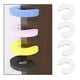 thumbnail image 5 of Tope de puerta de EVA suave, protector contra pinchazos, cerradura de tope de puerta para niños y bebés, diseño elegante blanco, 5 of 9