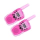thumbnail image 3 of 2 unids Mini Walkie Talkie Set Carga USB Radio Inalámbrica Juguetes para Niños Cumpleaños Regalos de Navidad Rosa Americano 22CH FRS 462-467MHZ, 3 of 5