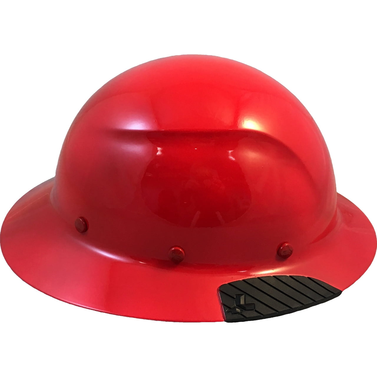 Lift Safety Actual Carbon Fiber Hard Hat - Full Brim Red