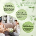 thumbnail image 6 of WKTRSM Birthday Gifts Basket for Women, 8 Pcs Unique Self Care Gift Set with Insulated Tumbler and Bath Shower Sets, Forest Boho Themed Relaxation Gifts for Mom Wife Grandma Sister Female Friends, 6 of 7