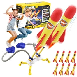 Jouets D'extérieur De Saut Musical 3 En 1 Pour Tout-petits, Lanceur De Tir, Jeu D'anneau De Lancer Avec Télécommande Pour Enfants, Ensemble De Sport D'intérieur, Cadeau