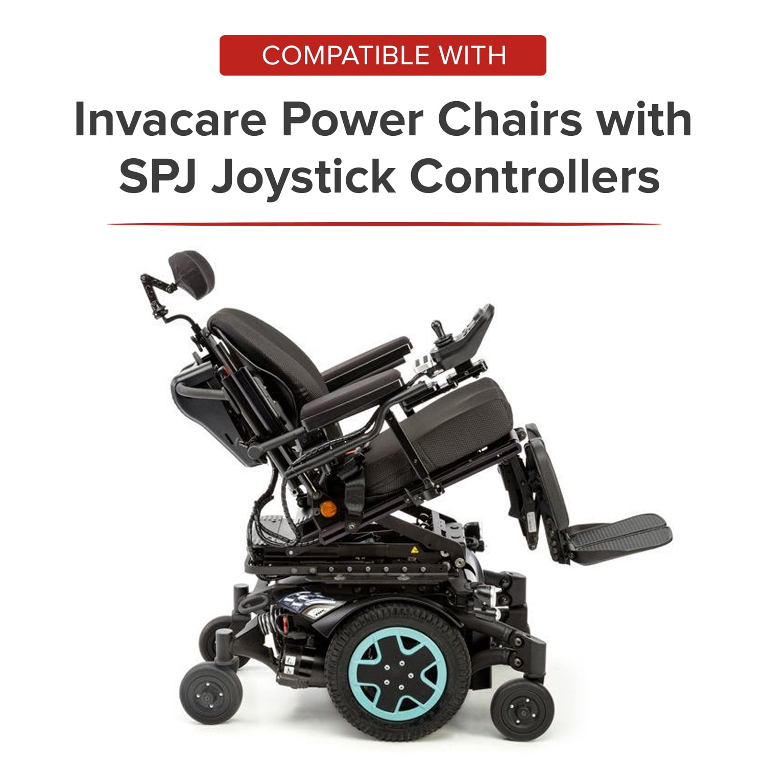 AlveyTech 1.0 Meter Dynamic Joystick Bus Cable for Invacare Power Chairs with SPJ Joystick Controllers