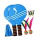 thumbnail image 3 of Juego de bádminton, raqueta de bádminton, práctica, regalo para niños, volante y raqueta, juego de volante de bádminton para playa, gimnasio, interior, 3 of 8