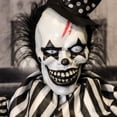 thumbnail image 5 of LzyK Groundbreaker Skeleton Clown – Lights & Sound Indoor/Outdoor, Halloween Skeleton Decor, 5 of 13