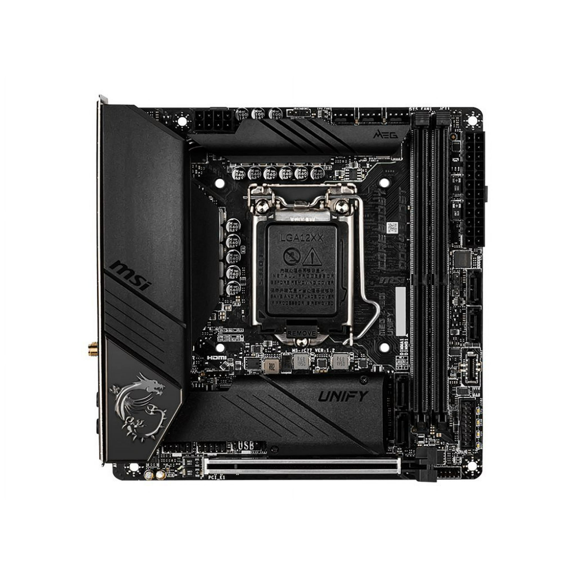 MSI MEG Z490I UNIFY Motherboard mini ITX LGA1200 Socket