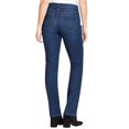 thumbnail image 3 of Gloria Vanderbilt Women Slimming Rail Straight Leg Jeans Vail Wash 10, 3 of 3