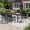 Black, variant on BaPiPro 7-Piece Patio Dining Set, Textilene Outdoor Table and Chairs Set for 6, Weather-Resistant Furniture for Garden, Deck, Backyard, Gray