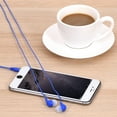 Onn Basic InEar Headphone Earbuds Blue