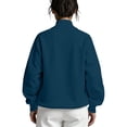 thumbnail image 6 of DIOAZUD Women's Half Zip Sweatshirt Stand Collar Long Sleeve Pullover No Pockets Cozy Casual Fall Winter Everyday Top for Women Navy S-XXL, 6 of 8