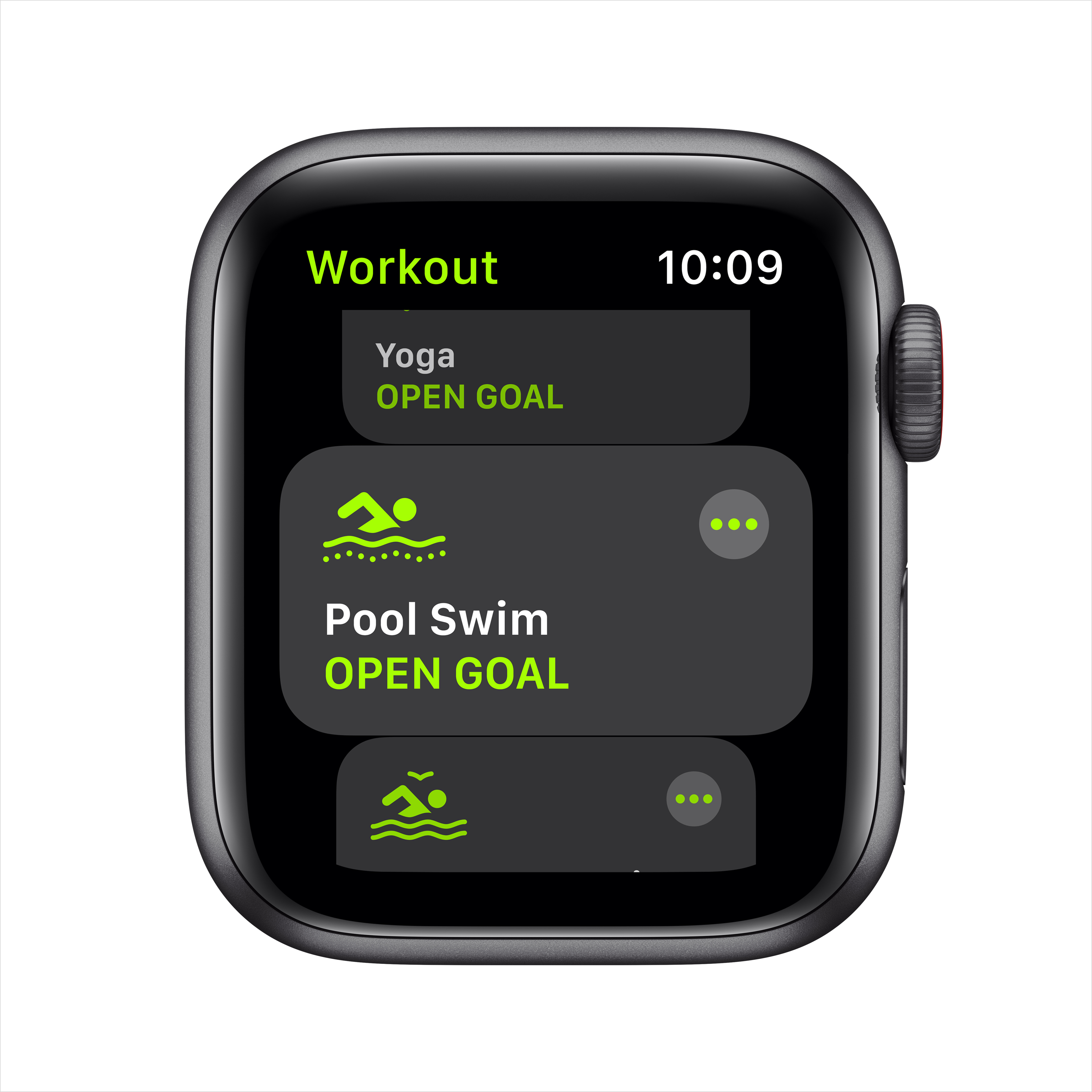 Apple Watch SE (1st Gen) GPS, 44mm Space Gray Aluminum Case with Black Sport Band - Regular - image 3 of 9