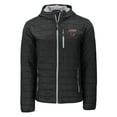 thumbnail image 2 of Men's-Cutter & Buck  Black Louisville Cardinals Rainier Eco PrimaLoft Hooded Full-Zip Jacket, 2 of 3