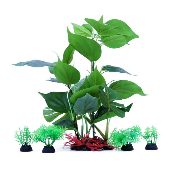 ALEgI Aquarium 12 inch Silk Plants for Betta Fish Tank, Underwater