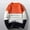 Red, variant on EGNMCR Mens Sweater Men's Fashion Casual Large Camouflage Contrast Sweater Round Neck Pullover Long Sleeve Loose Bottomed Shirt Sweater