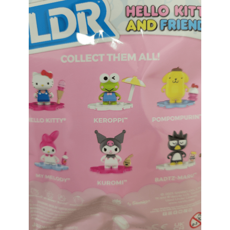 Hello Kitty コレクションセット BLDR Hello Kitty and Friends Mystery Buildable Figure Series