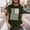 Blackish Green, variant on JJHGVB Tshirt for American Independence Day Independence Day Shirts Patriotic Independence Day Tops Crew Neck Short Sleeve Patriotic Stars and Stripes Shirt American Flag Patriotic Shirts Green M