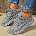 thumbnail image 3 of Dakaela Running Shoes for Women Mesh Walking Tennis Shoes Non Slip Gym Workout Fashion Sneakers Grey 6, 3 of 7