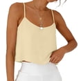 thumbnail image 3 of Vrorvz Casual Tank for Womens Sleeveless Spaghetti Strap Lightweight Trendy Breathable Crop Tops Scoop Neck Shirts, 3 of 5