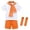 b-Orange, variant on Performance Outfit for Boys Cheerleader Dance for Kindergarten Graduation Shirt Short Sets Boys Children's Day Dress Dress up Party Photo 8-9 Years