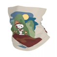 thumbnail image 1 of Pañuelo para el cuello de invierno a prueba de viento con diseño de Snoopy y Charlie Brown, con paisaje de Van Gogh personalizado, para senderismo, diadema y polaina, 1 of 5