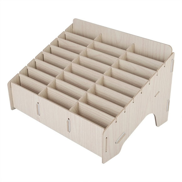 Mobile Phone Storage,Multiple Cells Wooden Mobile Phone Storage Box Cell Phone Storage Box Rugged and Tough