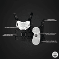 thumbnail image 2 of Atlas Charger PeeWee White -A1011-00-000 CE Level 1 Certified Chest Protector with Wrap-Around Design for Young Riders in Motocross, BMX, and Extreme Sports, 2 of 9