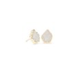 thumbnail image 1 of Arete Kendra Scott Tessa con Piedra Drusa Iridiscente en Oro, 1 of 3