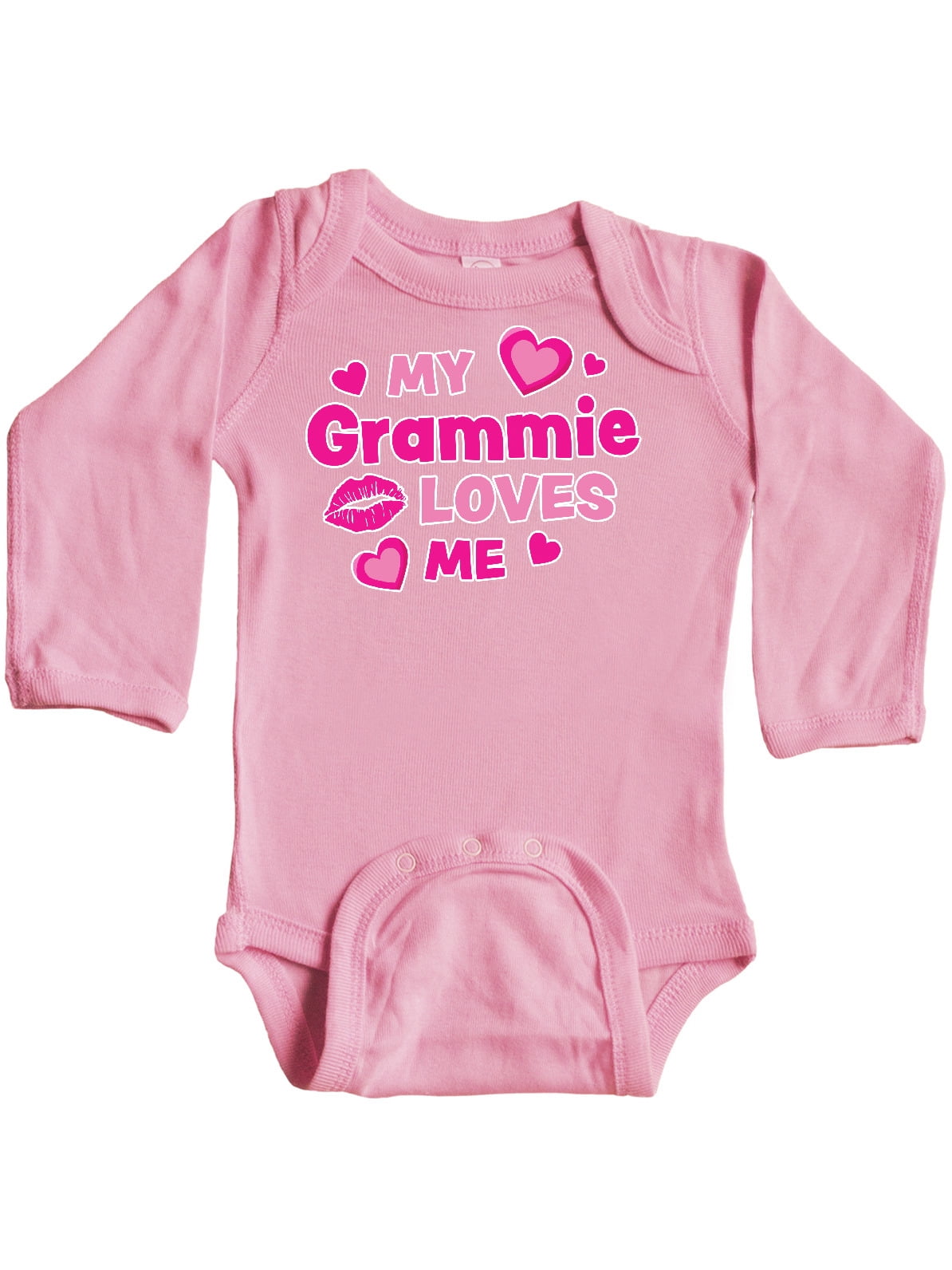 inktastic Pink Valentines Day Heart Long Sleeve Creeper inktastic Pink Valentines Day Heart Long Sleeve Creeper