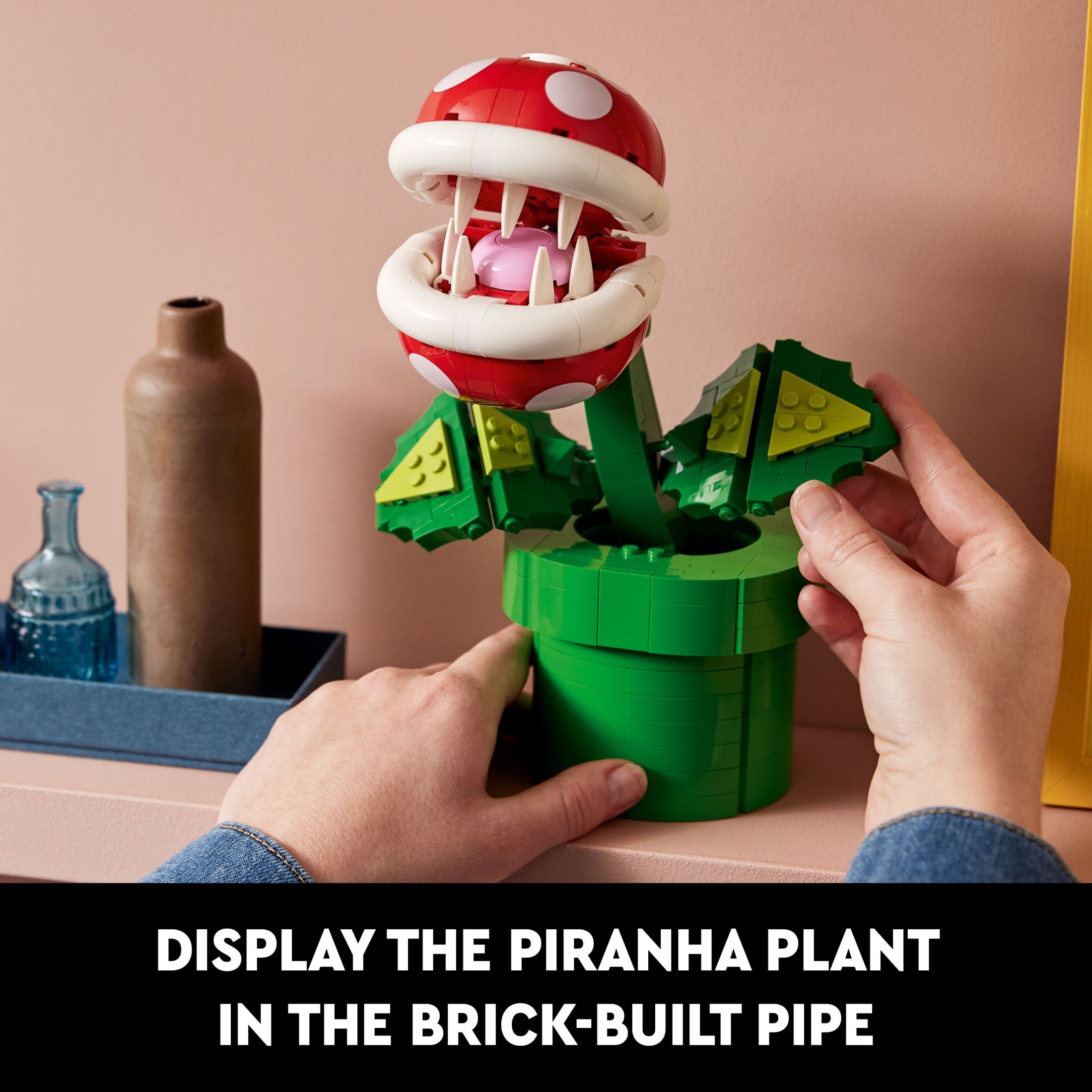 LEGO Super Mario Piranha Plant, Build and Display Super Mario Brothers Collectible for Adults and Teens, Authentically Detailed Posable Figure, Birthday Gift for Gamers and Super Mario Fans, 71426 - image 5 of 7