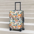 thumbnail image 6 of Hirioo Abstract Plants Mushroom Deer for Elasticity Suitcase Cover (No luggage Included) Durable Luggage Protector Fits 18-32 Inch Luggage-Large, 6 of 7