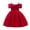 Z01_Red, variant on QUOTAY Baby Girls Bow Dress Mid Length Casual and Party Gown for Toddlers Baby Girls' Dresses Dark Blue,100