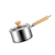thumbnail image 3 of Cacerola antiadherente con tapa, olla de acero inoxidable multiusos para leche y fideos 16 cm, 3 of 9
